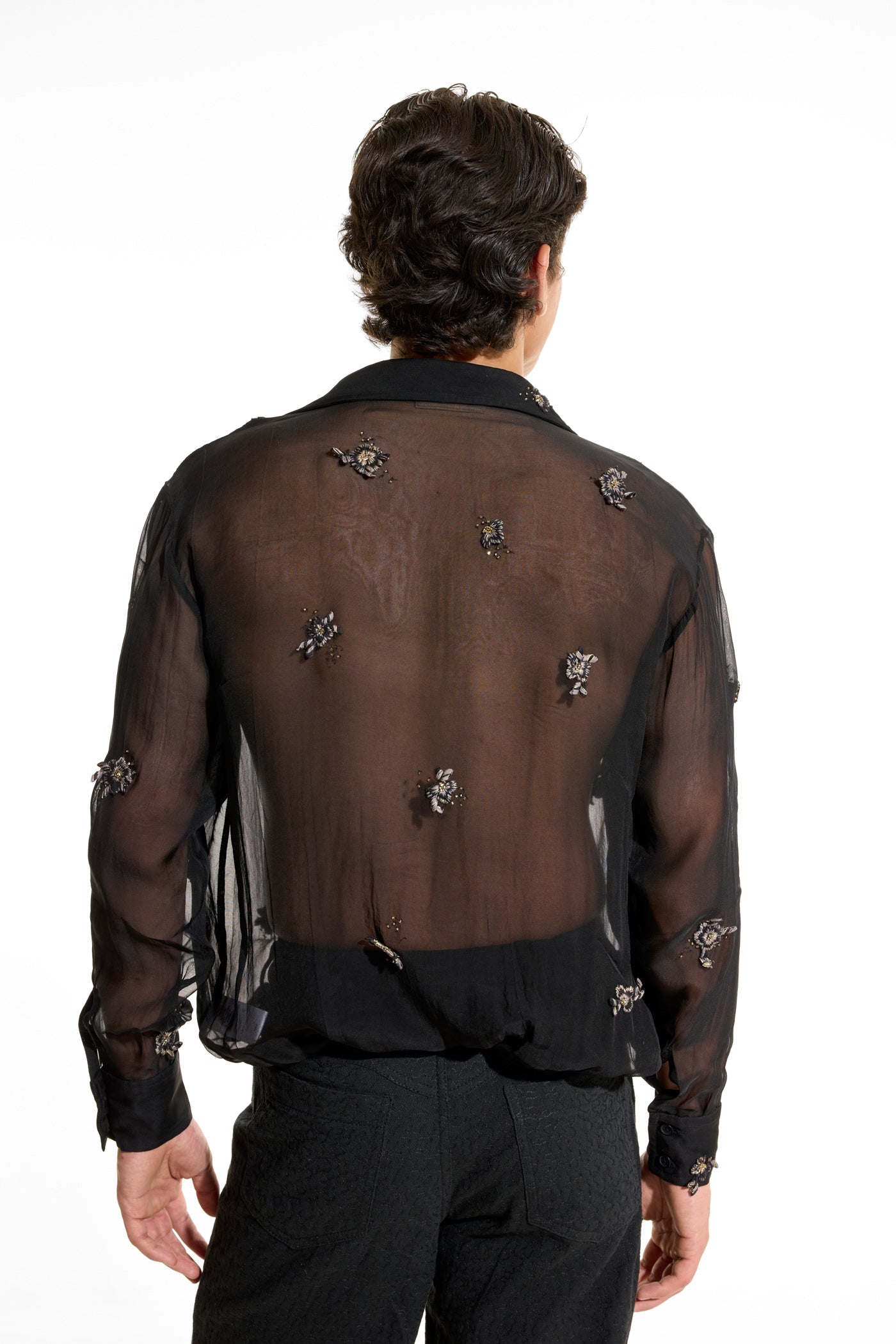 Organza Black Shirt