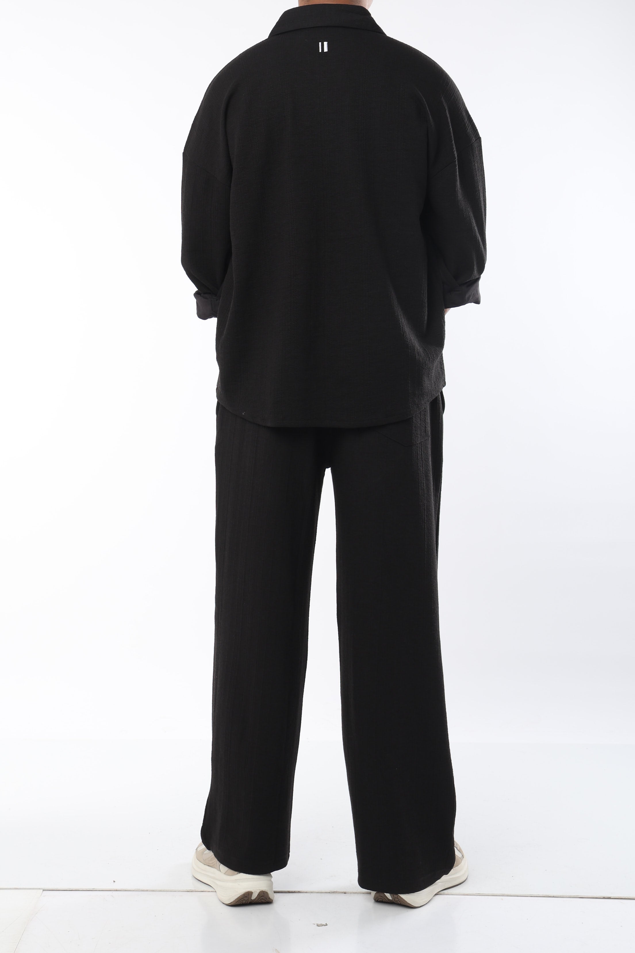 Cross Knit Black Set