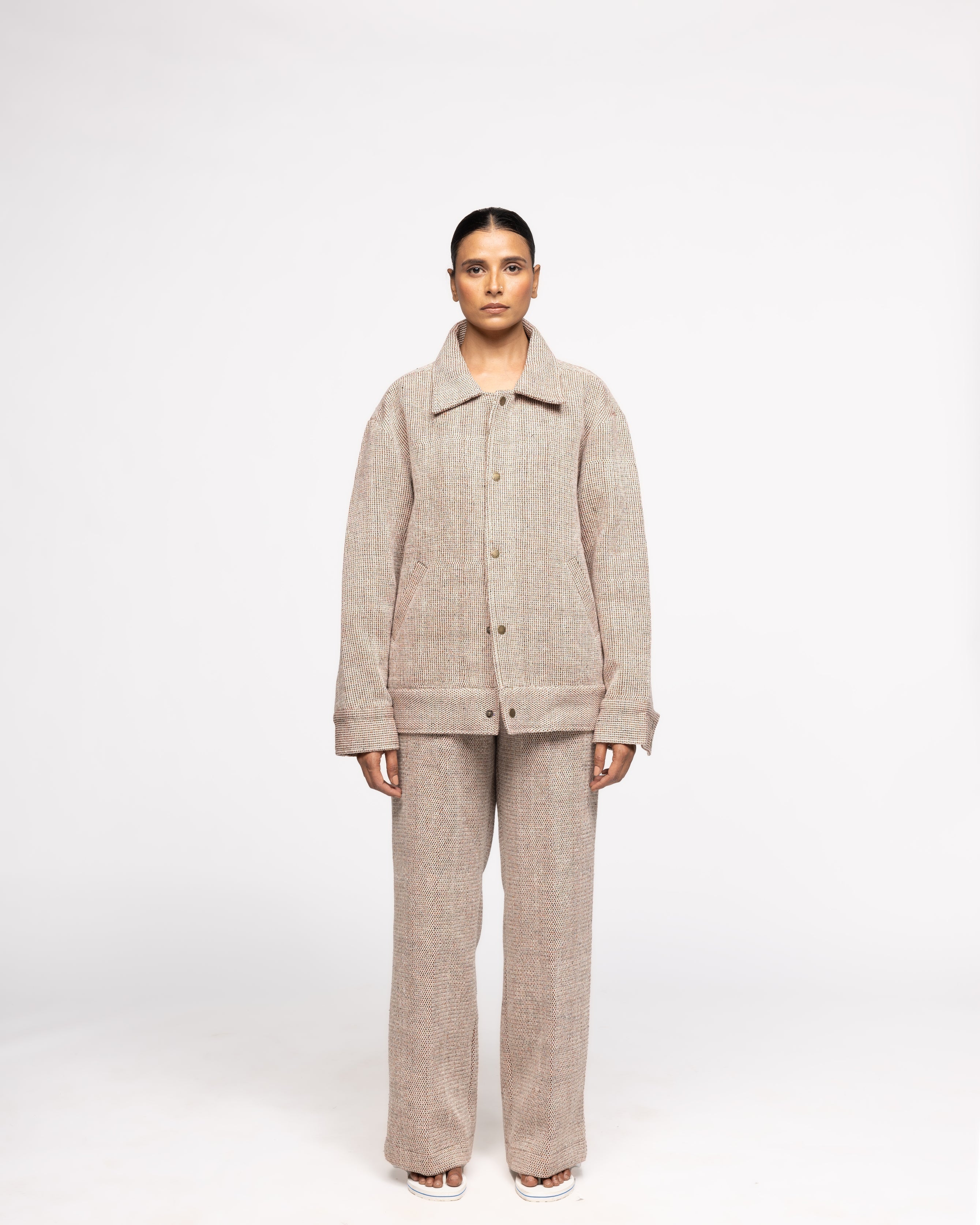 Organic Yarn Dyed Handwoven - Jacket