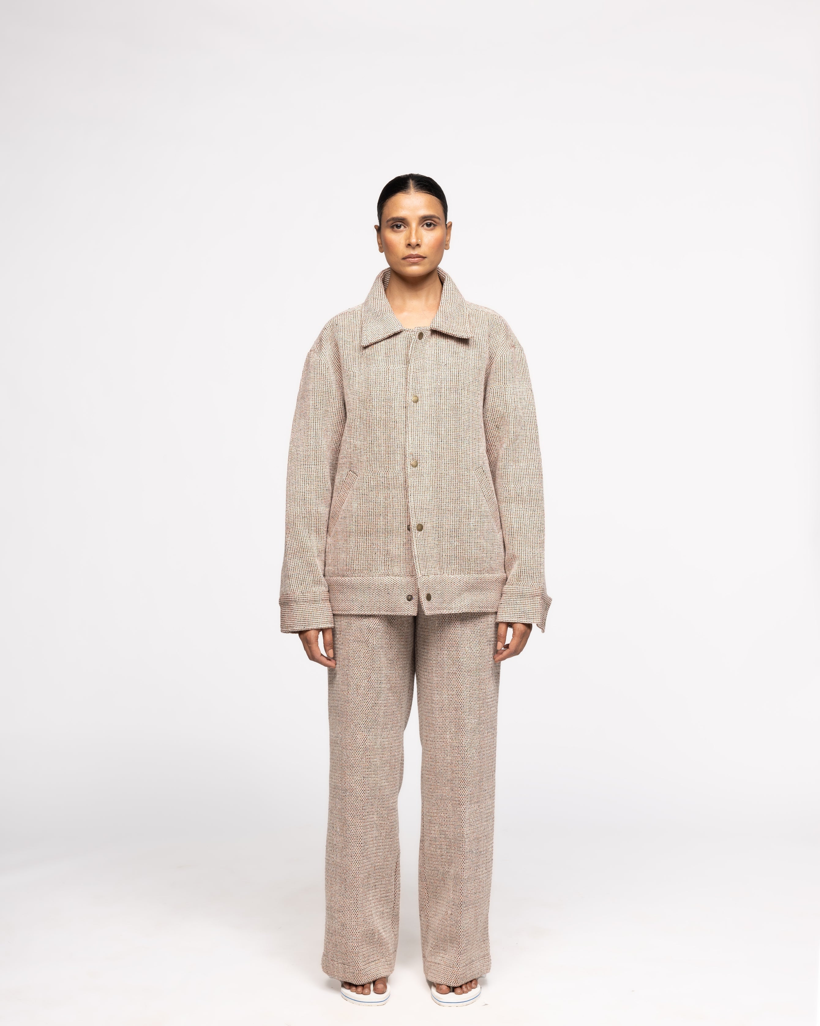 Organic Yarn Dyed Handwoven - Jacket