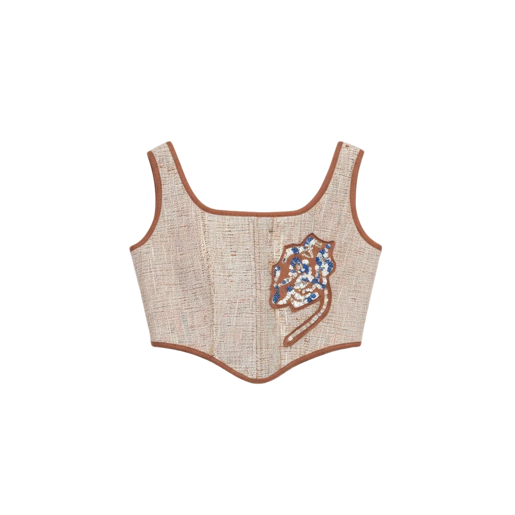 Upcycled Indigo Handmade - Corset
