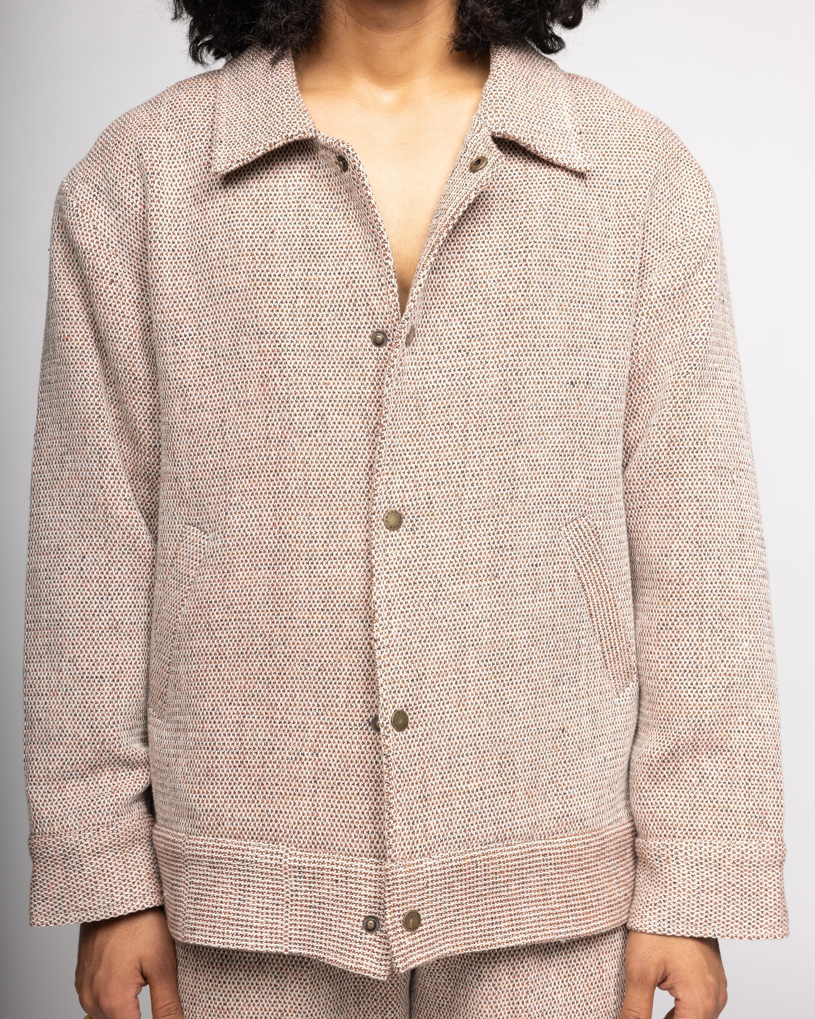 Organic Yarn Dyed Handwoven - Jacket