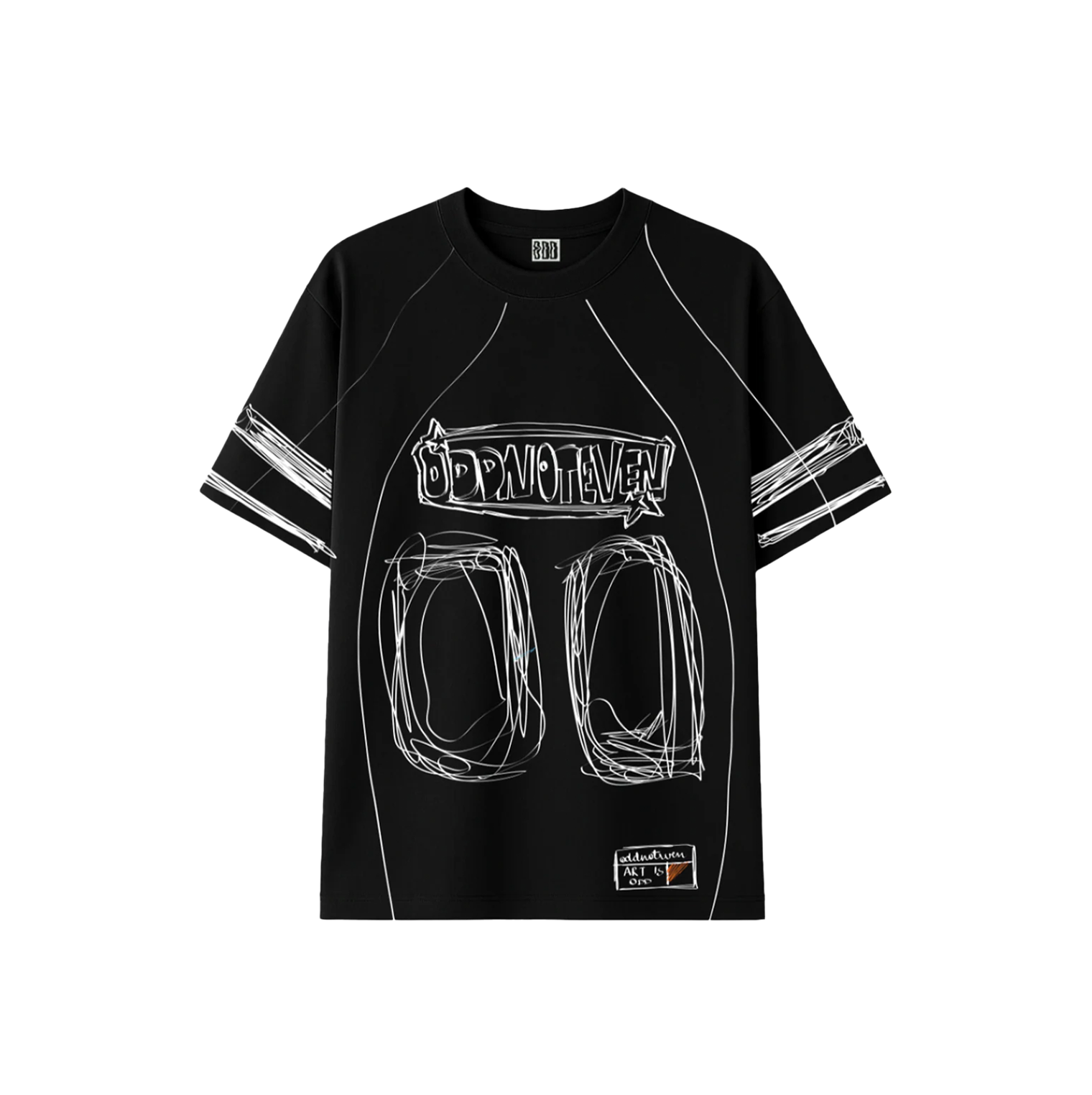 Black Jersey Tshirt