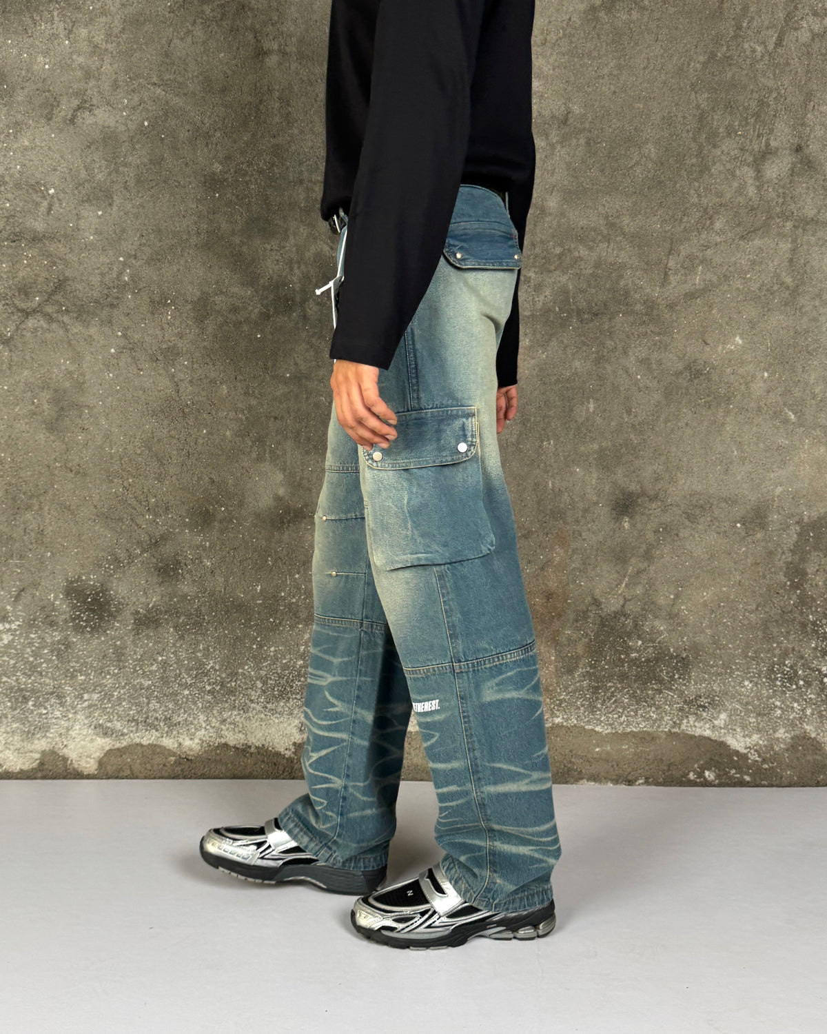 Crackle Cargo-Indigo Tint