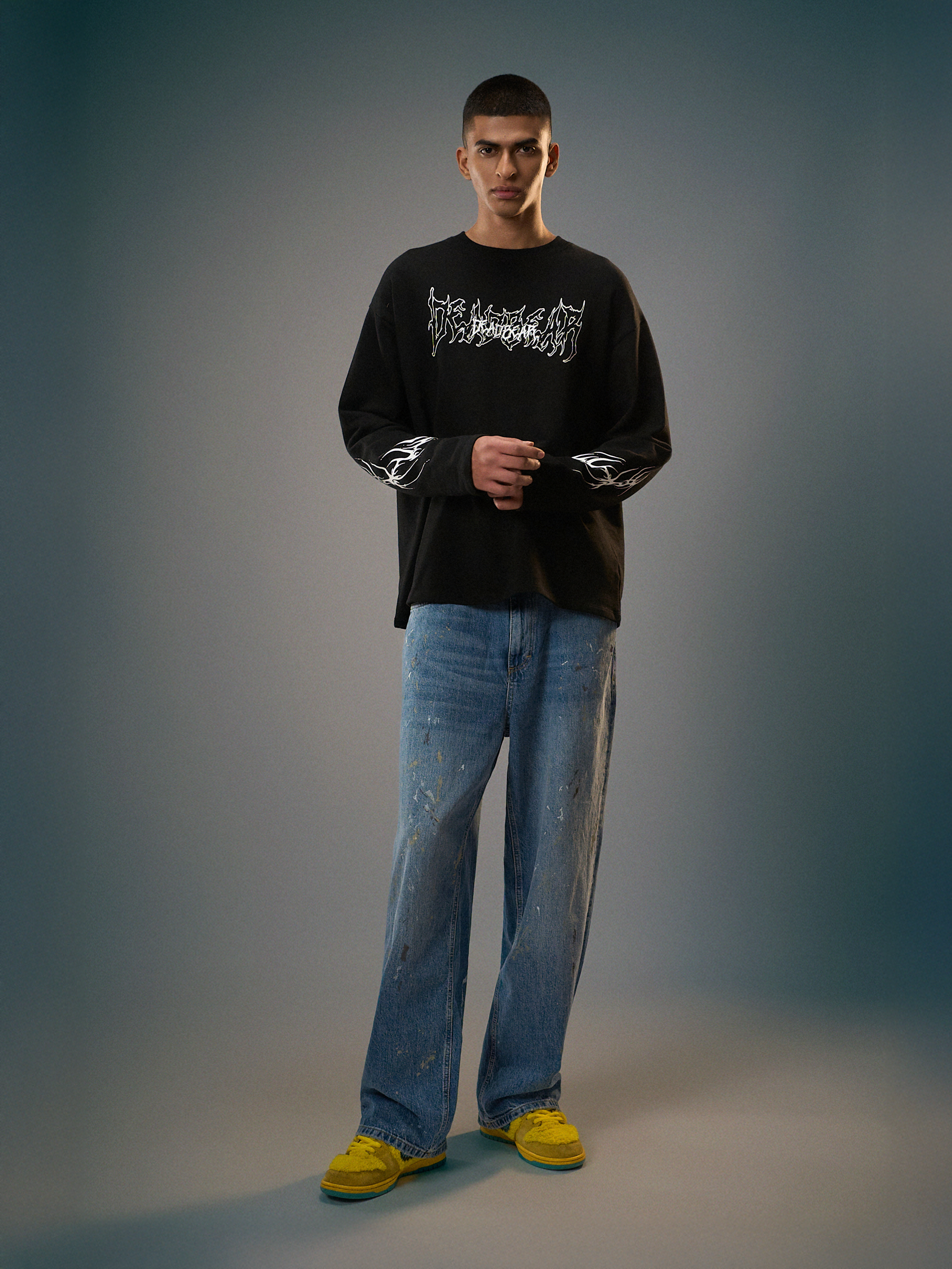 Flames 2.0 Tee Black