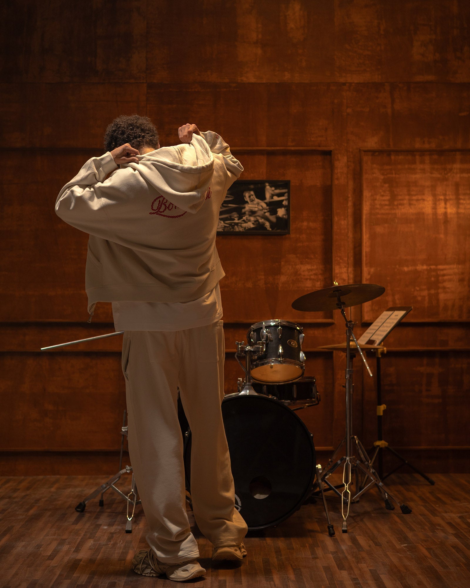 The Signature Rope Zip-Up - Cloud Dancer