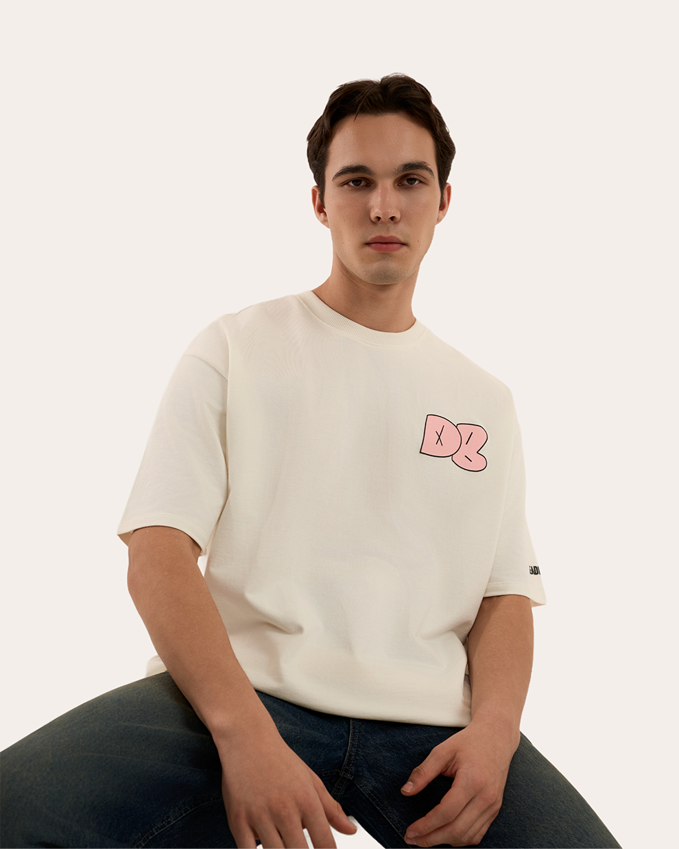 The Bat Tee Cream White
