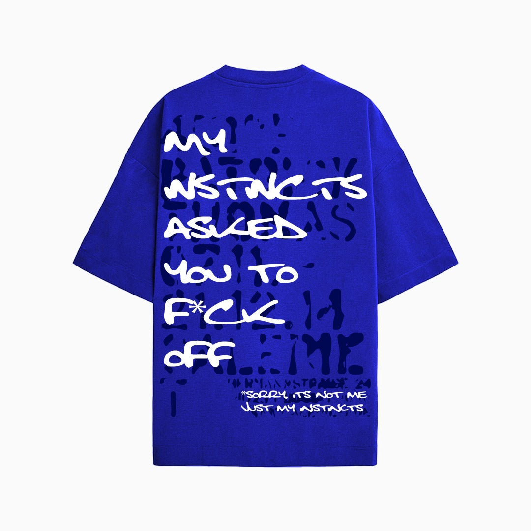 Humble Oversized T-Shirt - (Royal Blue)