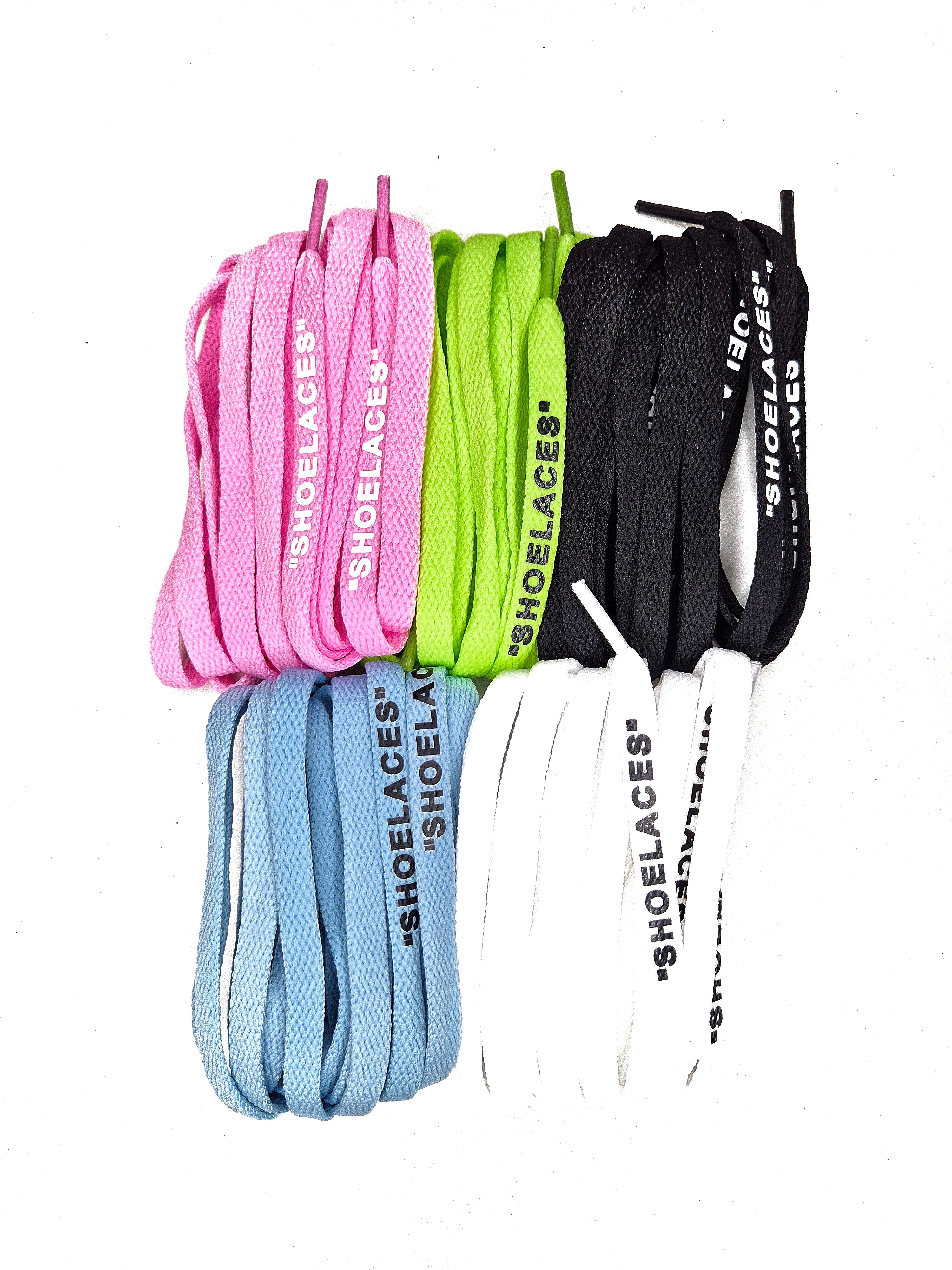 The Goodlace  OFF-WHITE STYLE "SHOELACES" ULTIMATE 5 PAIR COMBO