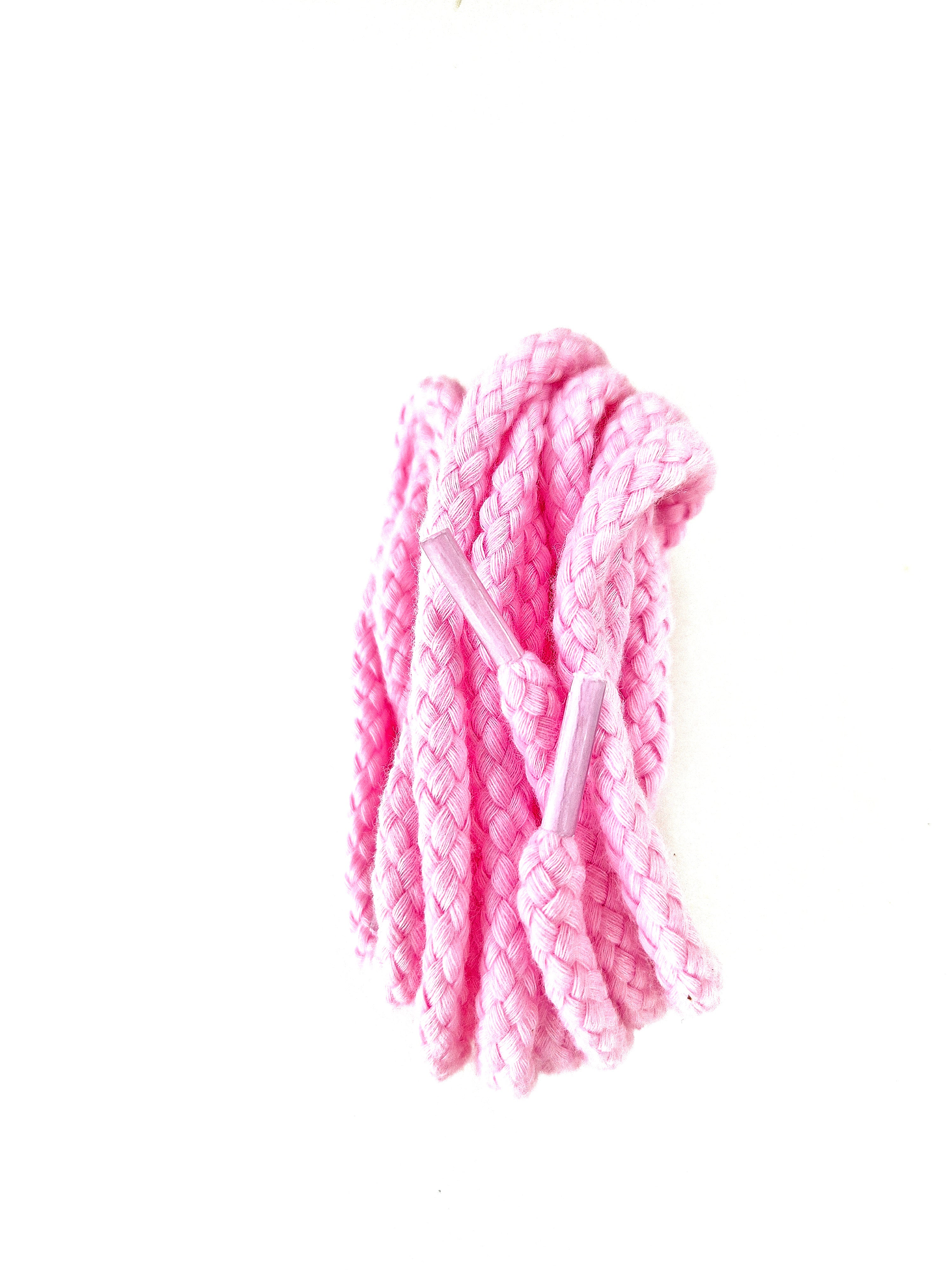 Braided Rope Laces Pink