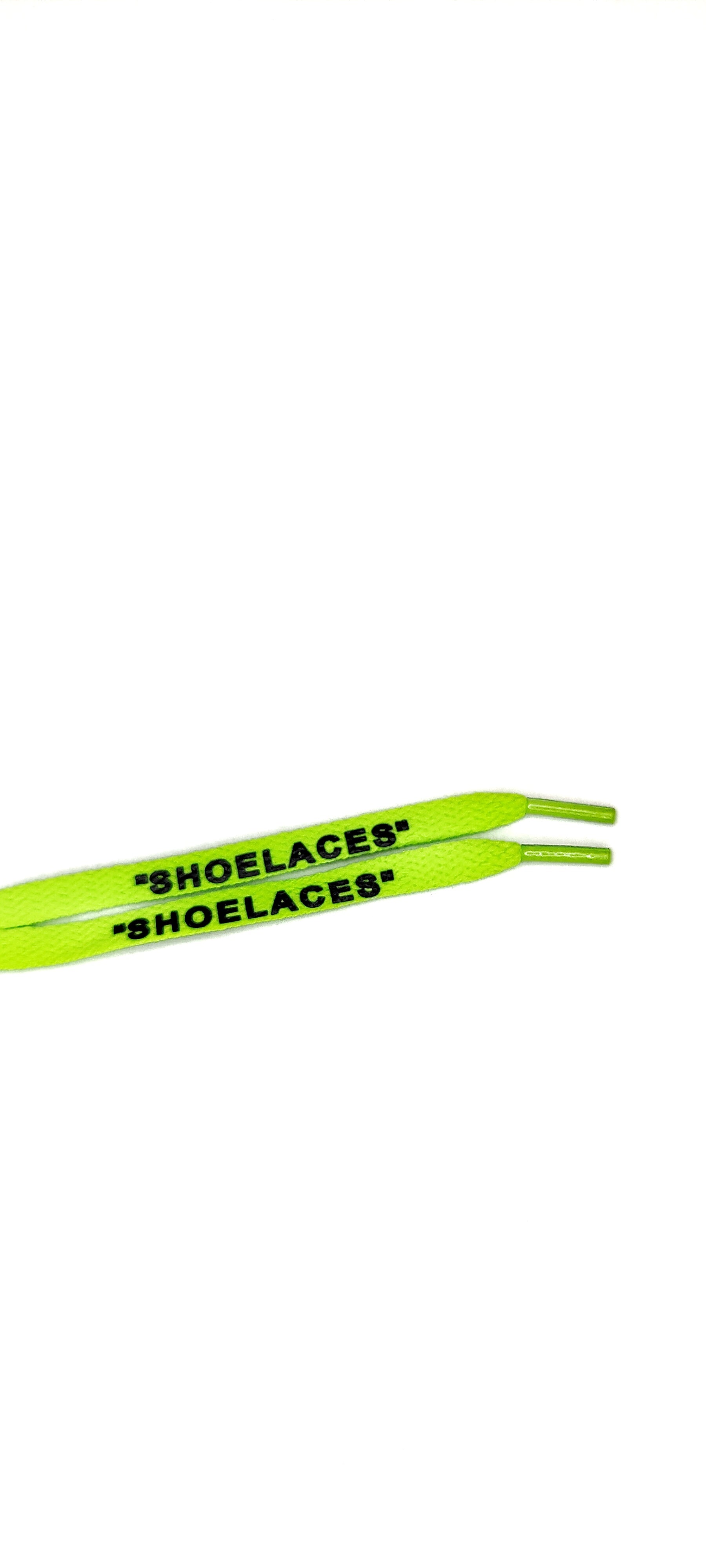 NEON GREEN OFF-WHITE STYLE "SHOELACES" BY TGLC