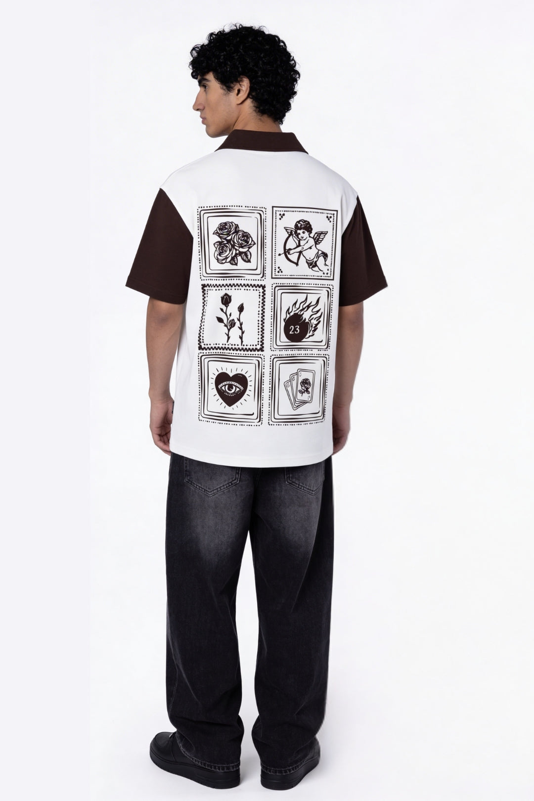 CERISE WILDCARD POLO TSHIRT