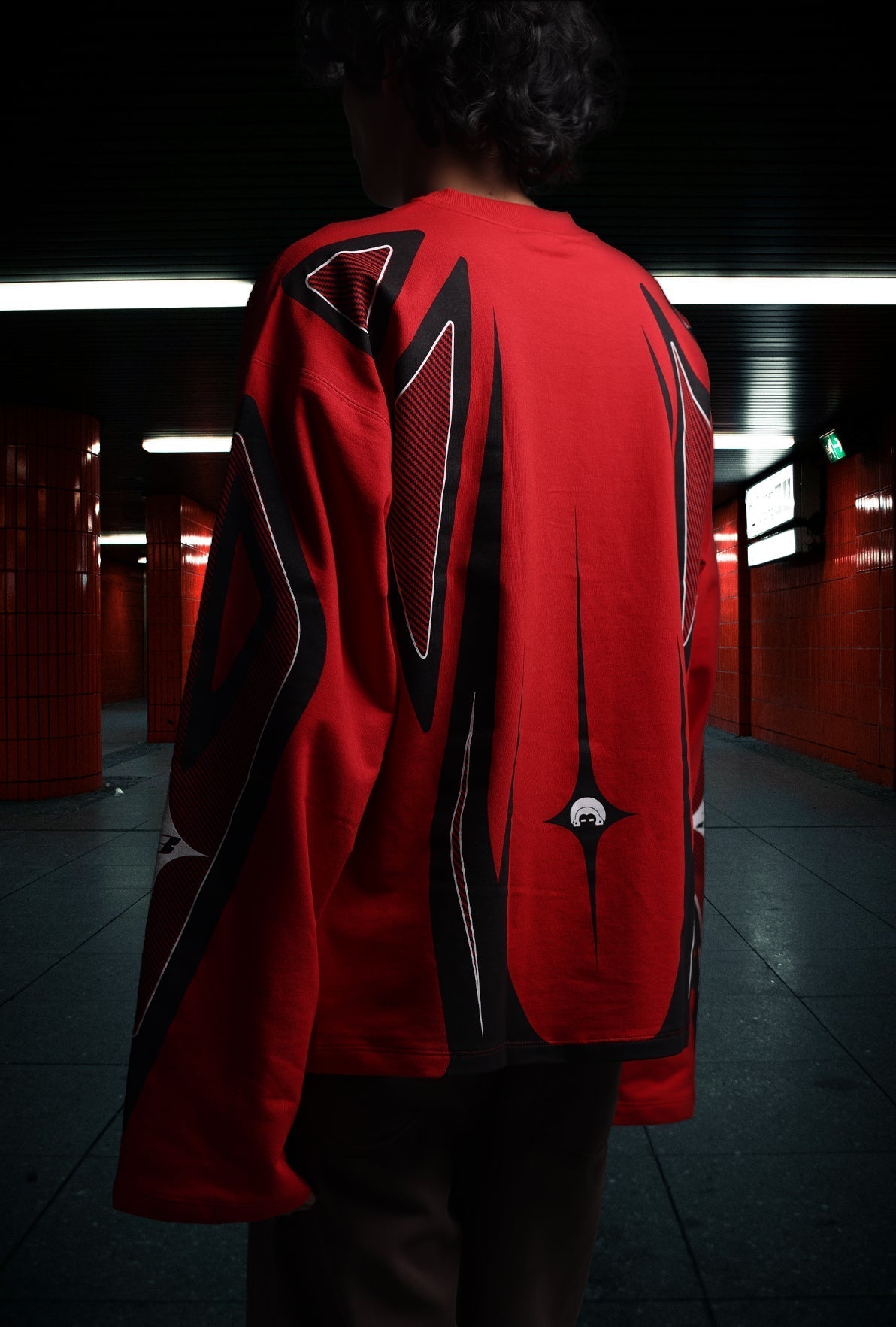 GRYAPE MOTOCROSS JERSEY RED T-SHIRT