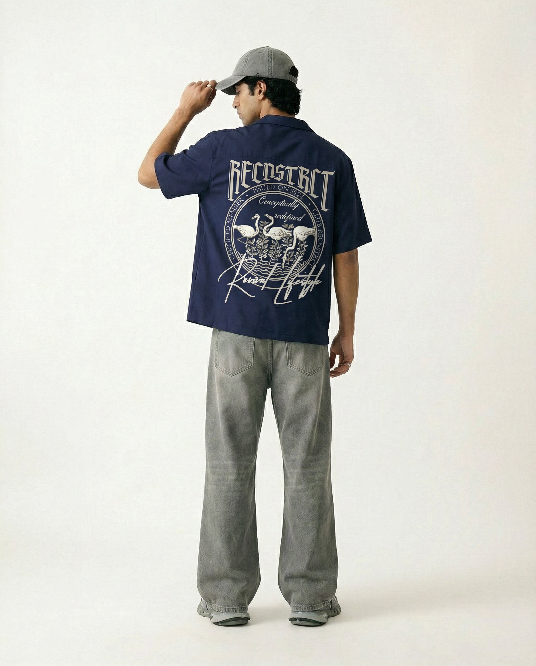 Signature Crepe - Navy blue