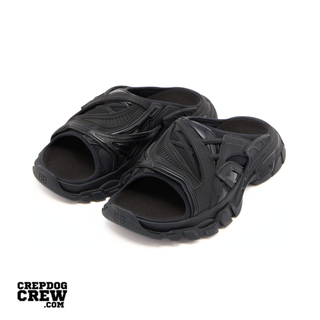 BALENCIAGA TRACK SLIDE SANDAL BLACK
