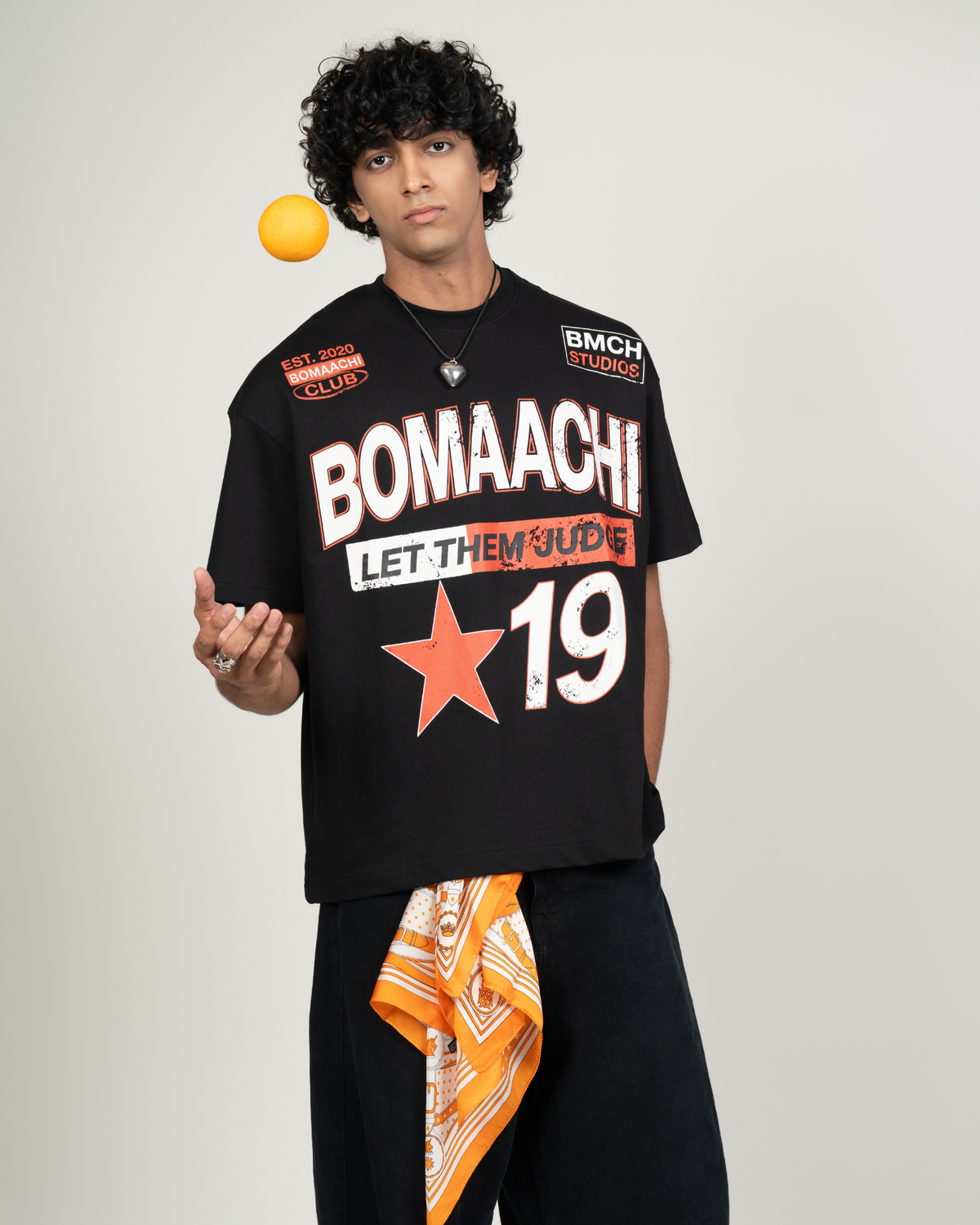Bomaachi University T-shirt Black