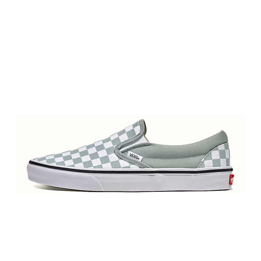 Vans Classic Slip-On Checkerboard Pure Grey White