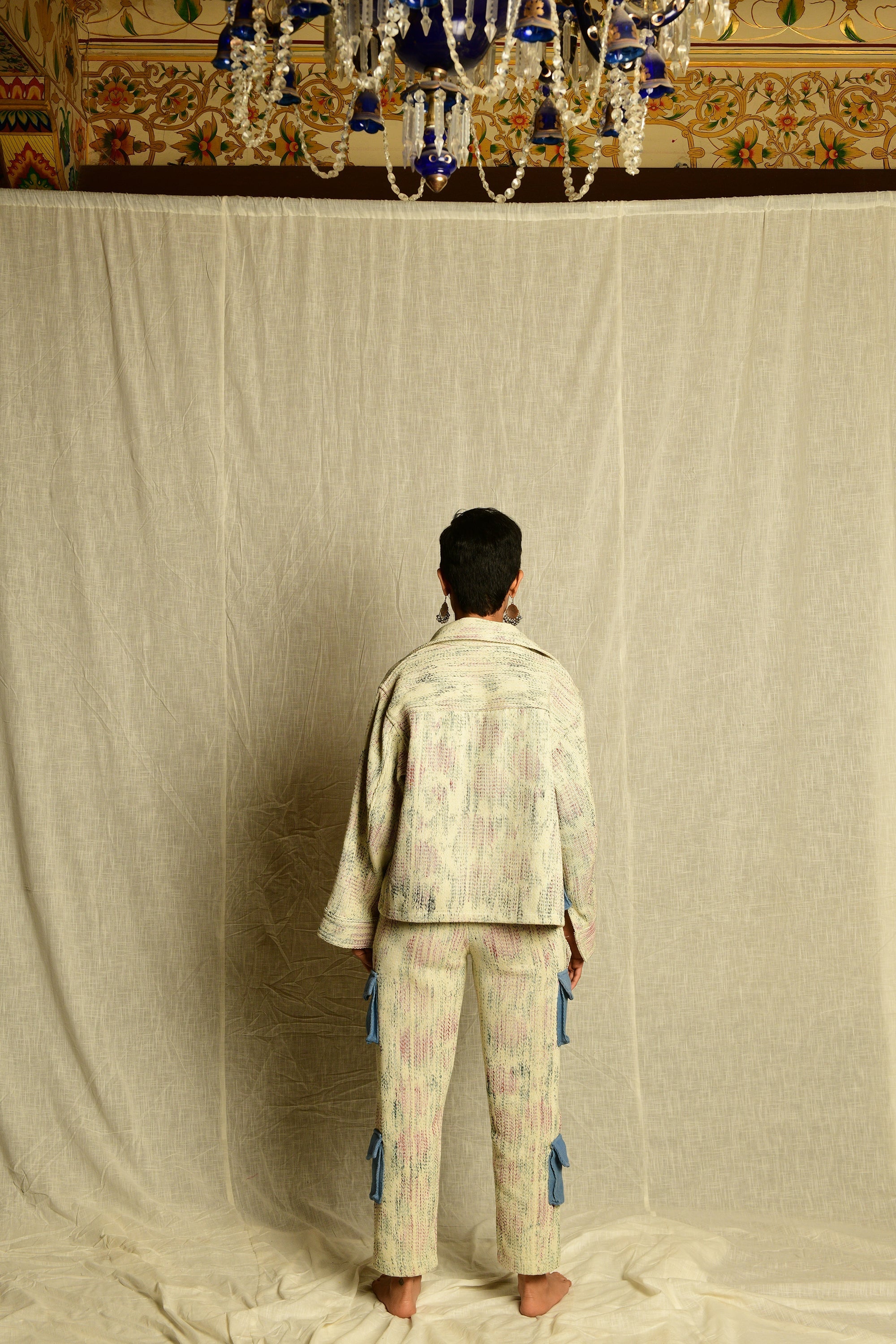 Warp-Printed Handwoven - Jacket
