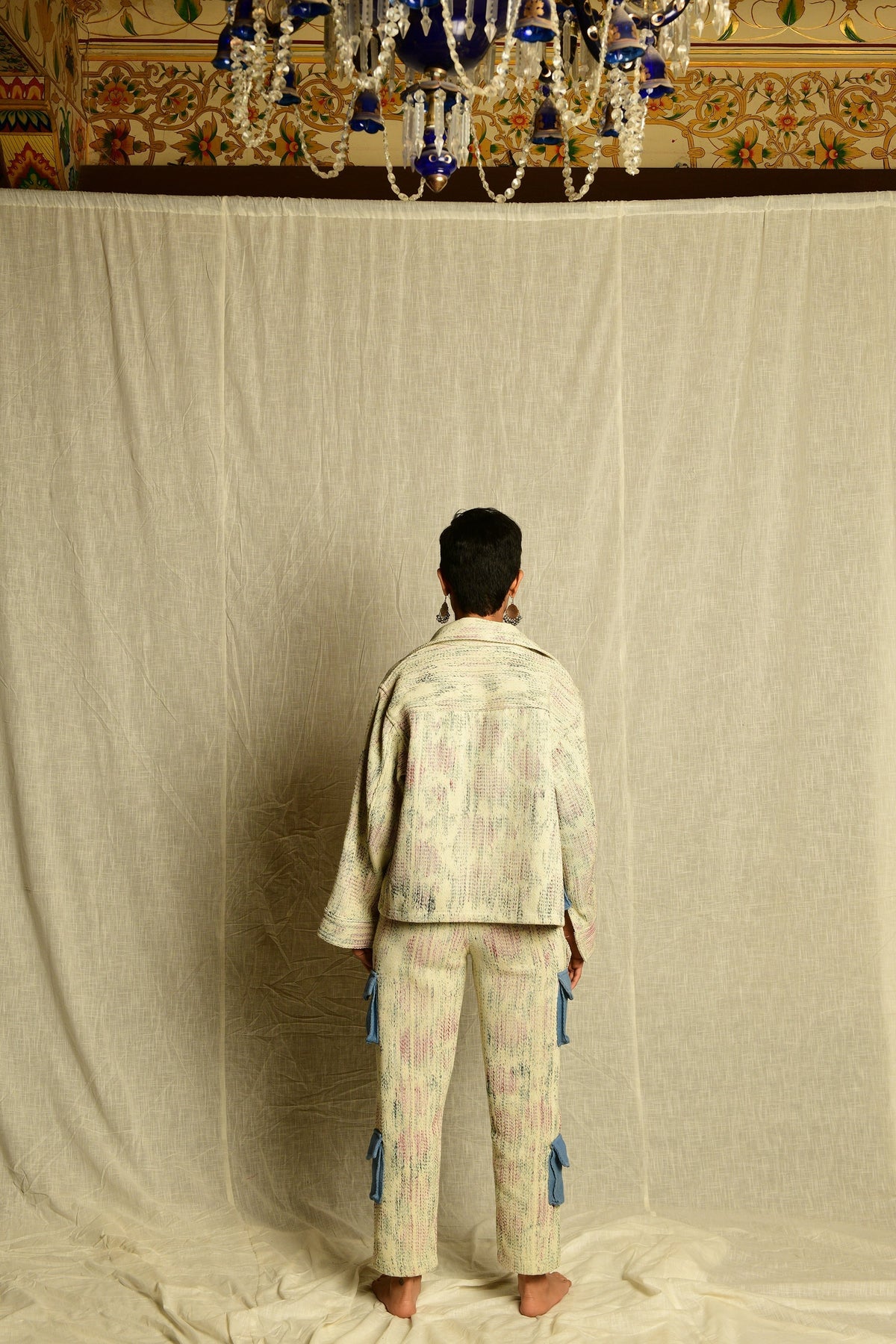 Warp-Printed Handwoven - Jacket