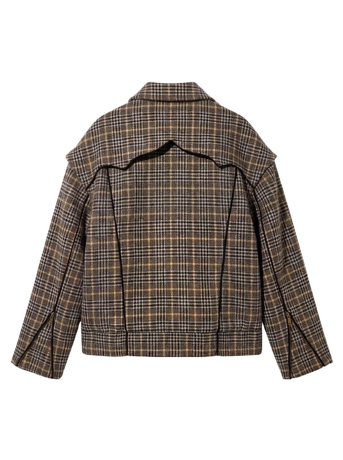 Plaid Bomber Jacket
