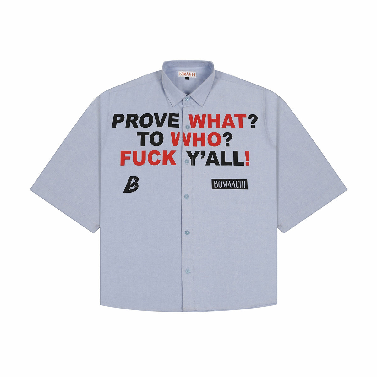 Prove What blue shirt