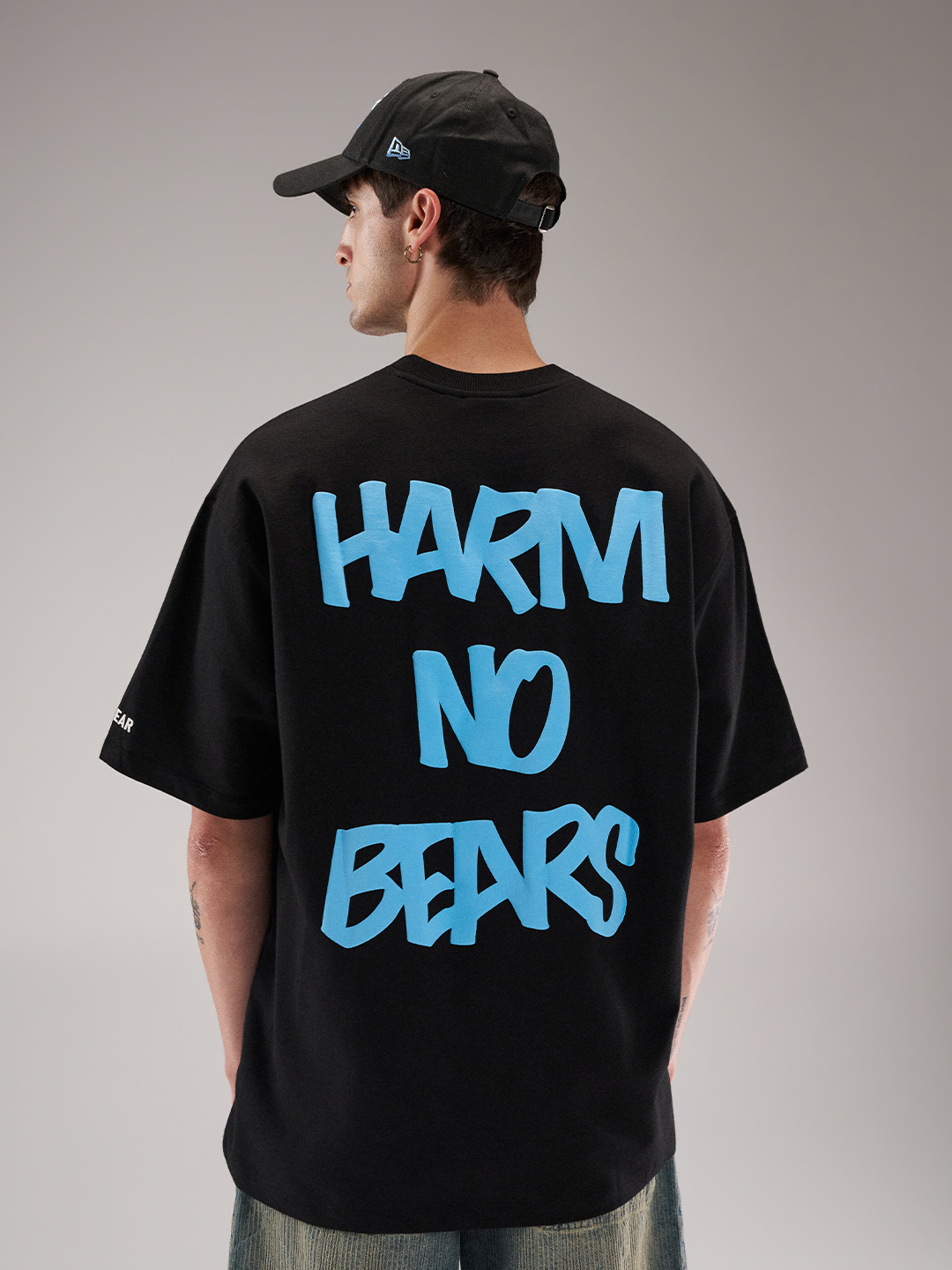 Harm No Bear Tee Black 2.0
