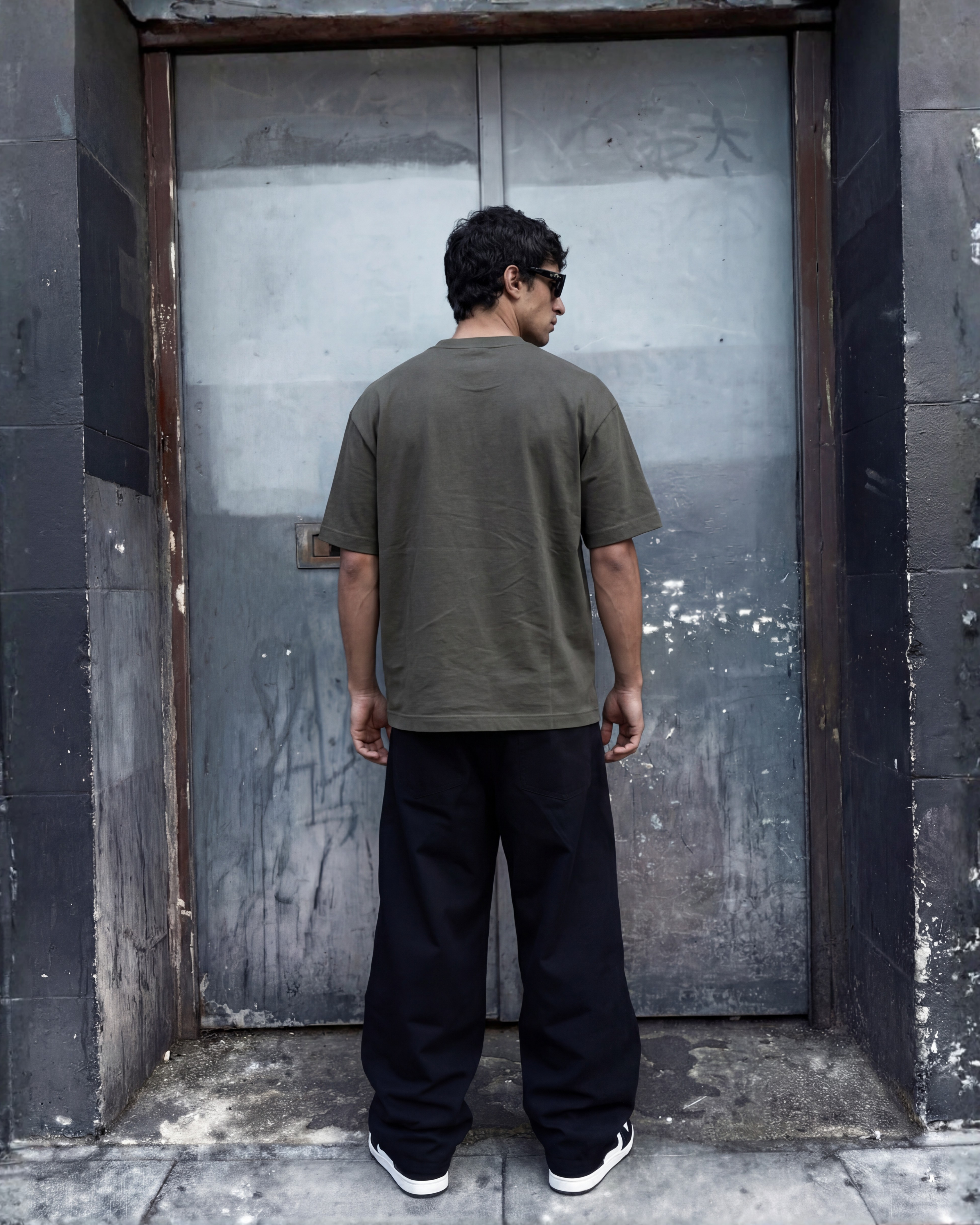 Blank Dark Grey Green T-shirt