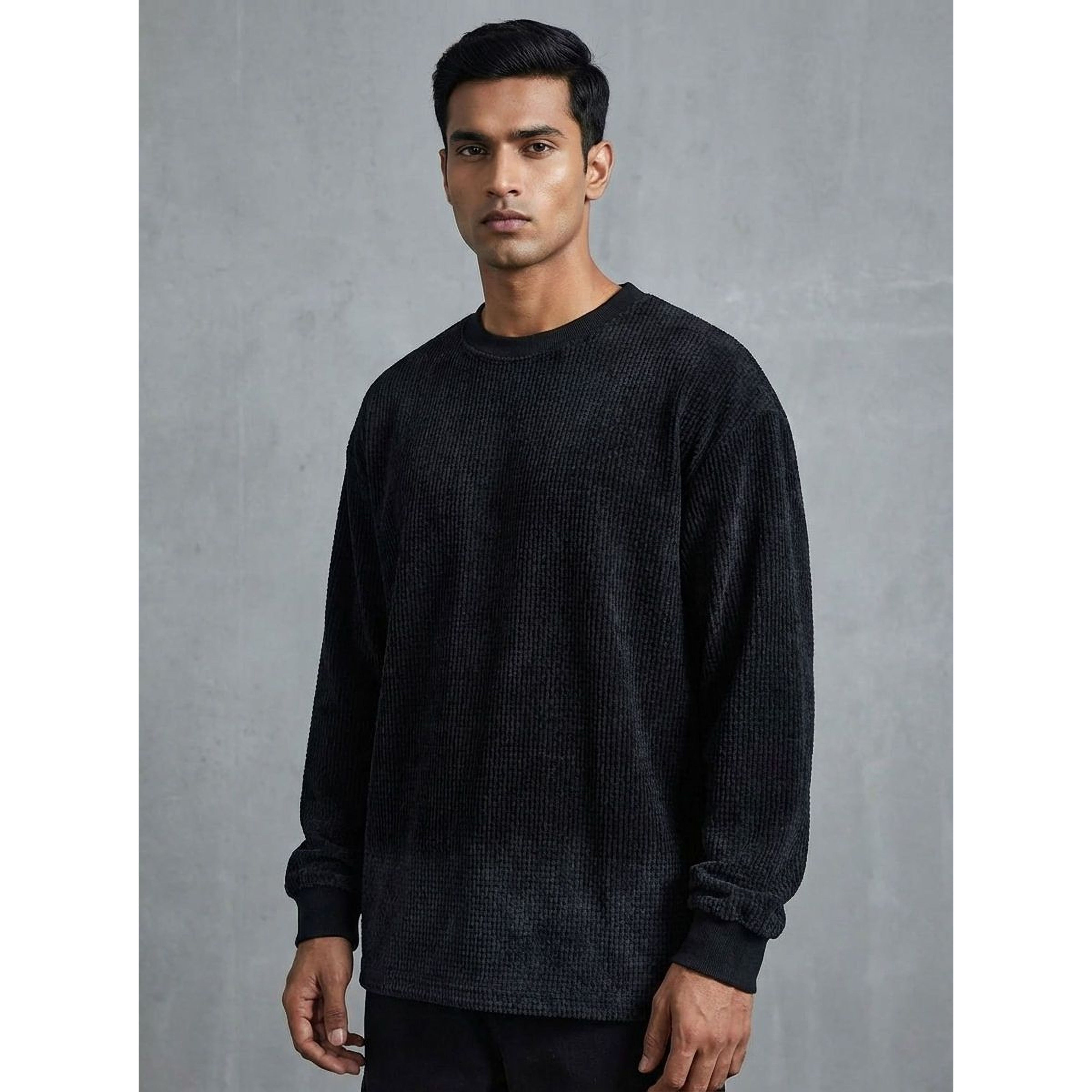 WASHED VELOUR SWEATSHIRT