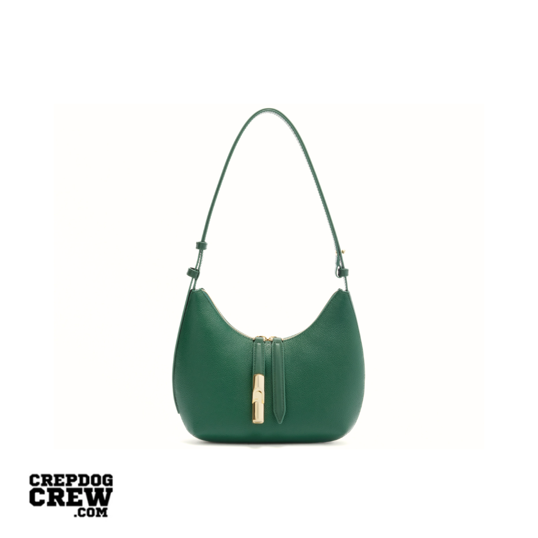 Furla Goccia Shoulder Bag S botanical green