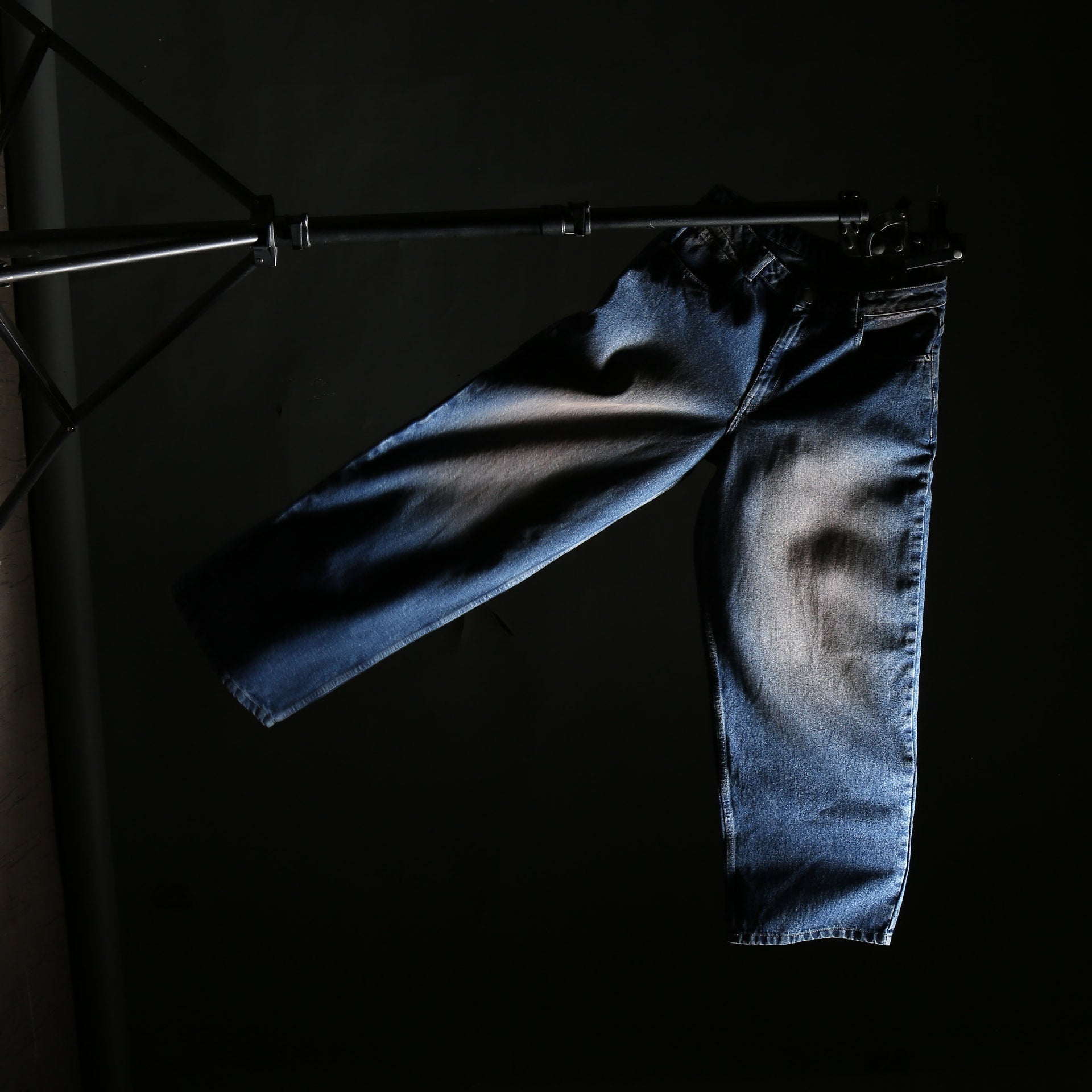 Oversized Washed Blue Denim