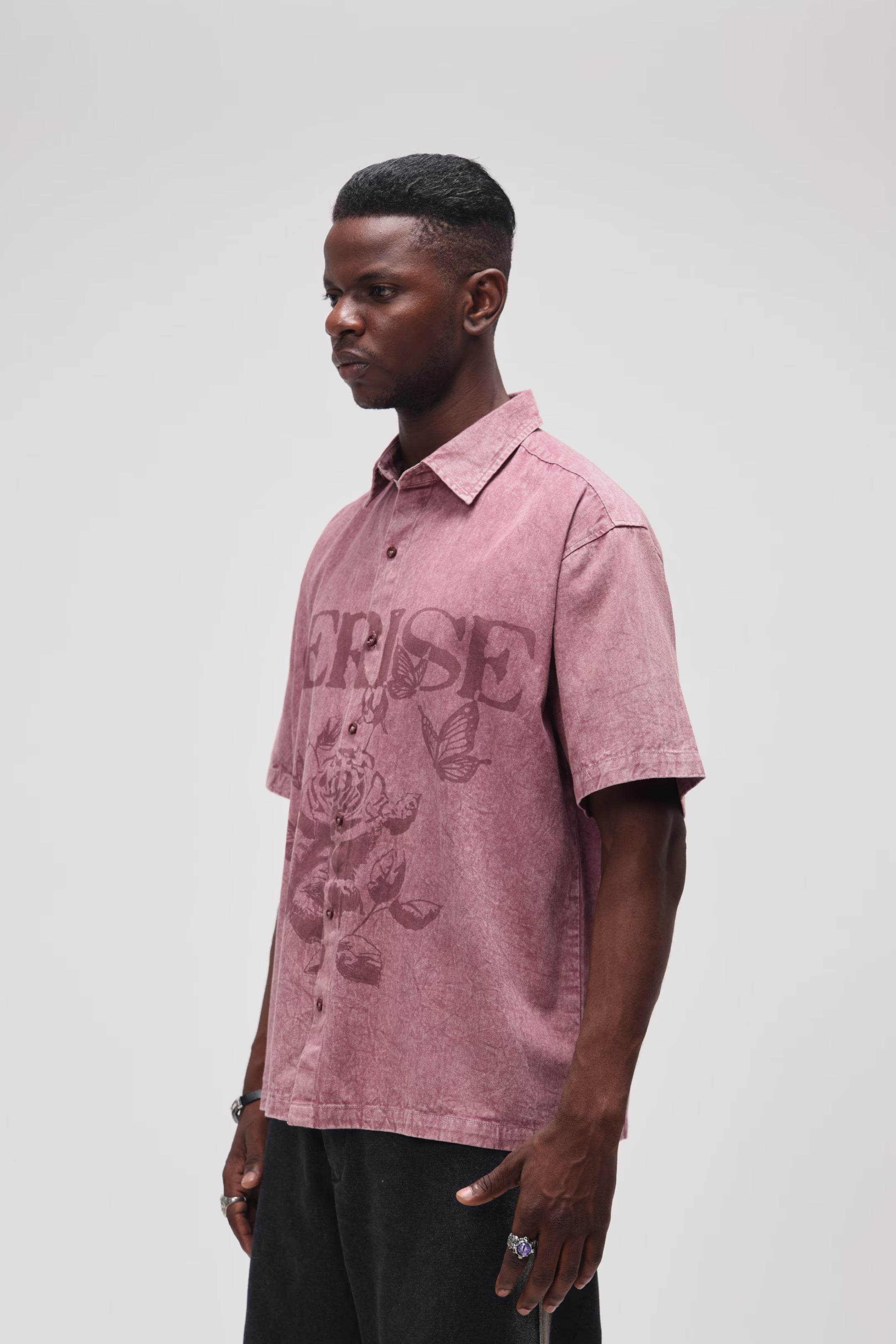 CERISE ROSE MARK SHIRT