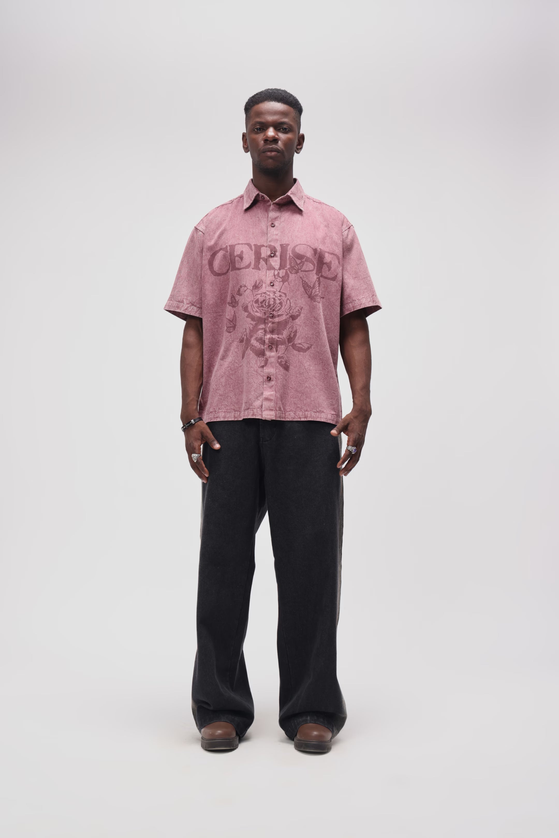 CERISE ROSE MARK SHIRT