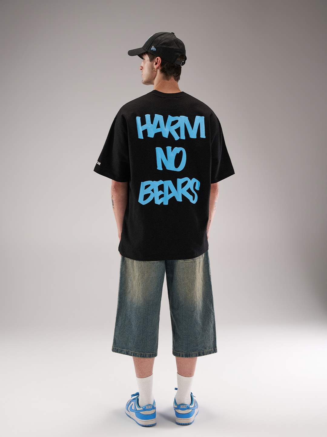 Harm No Bear Tee Black 2.0