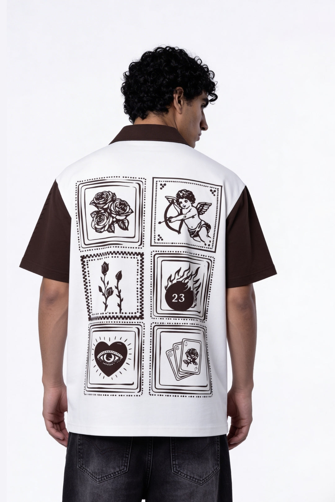 CERISE WILDCARD POLO TSHIRT