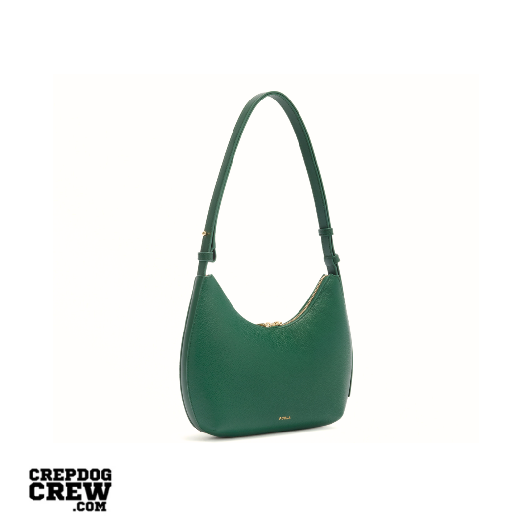 Furla Goccia Shoulder Bag S botanical green