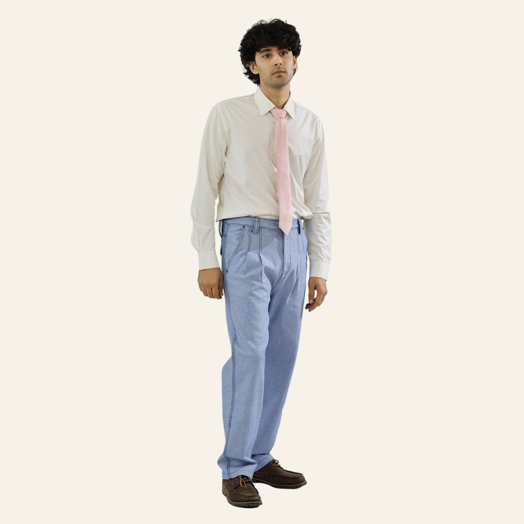 Men's Light Blue Jeans - 1900s Fit