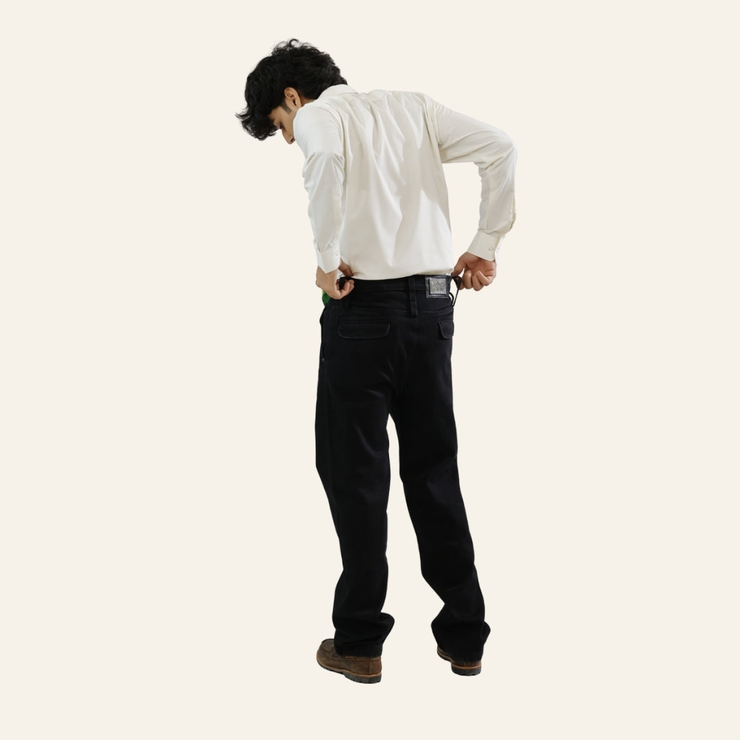 Men's Black Jeans - 1900s Fit