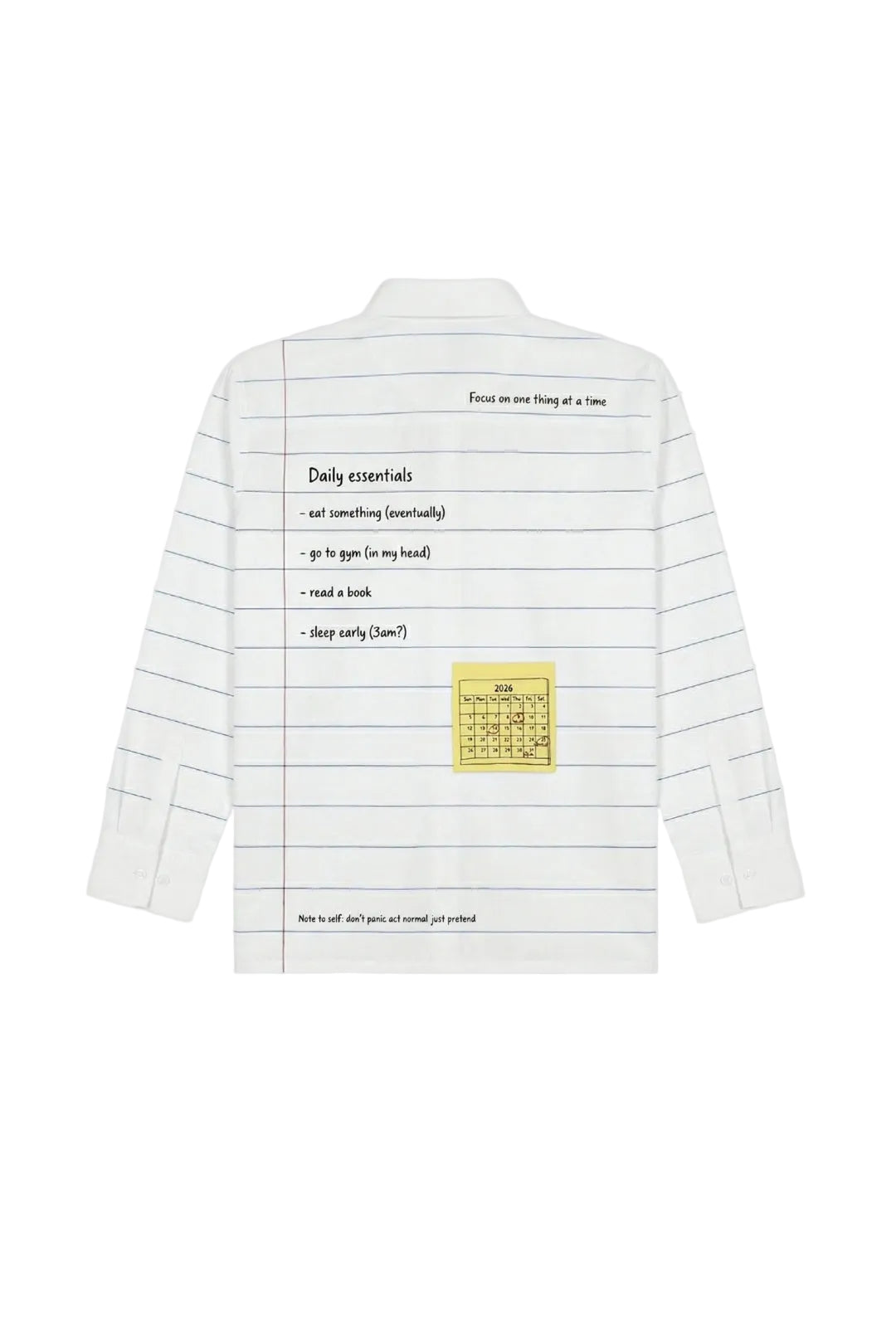 CERISE TO DO LIST SHIRT