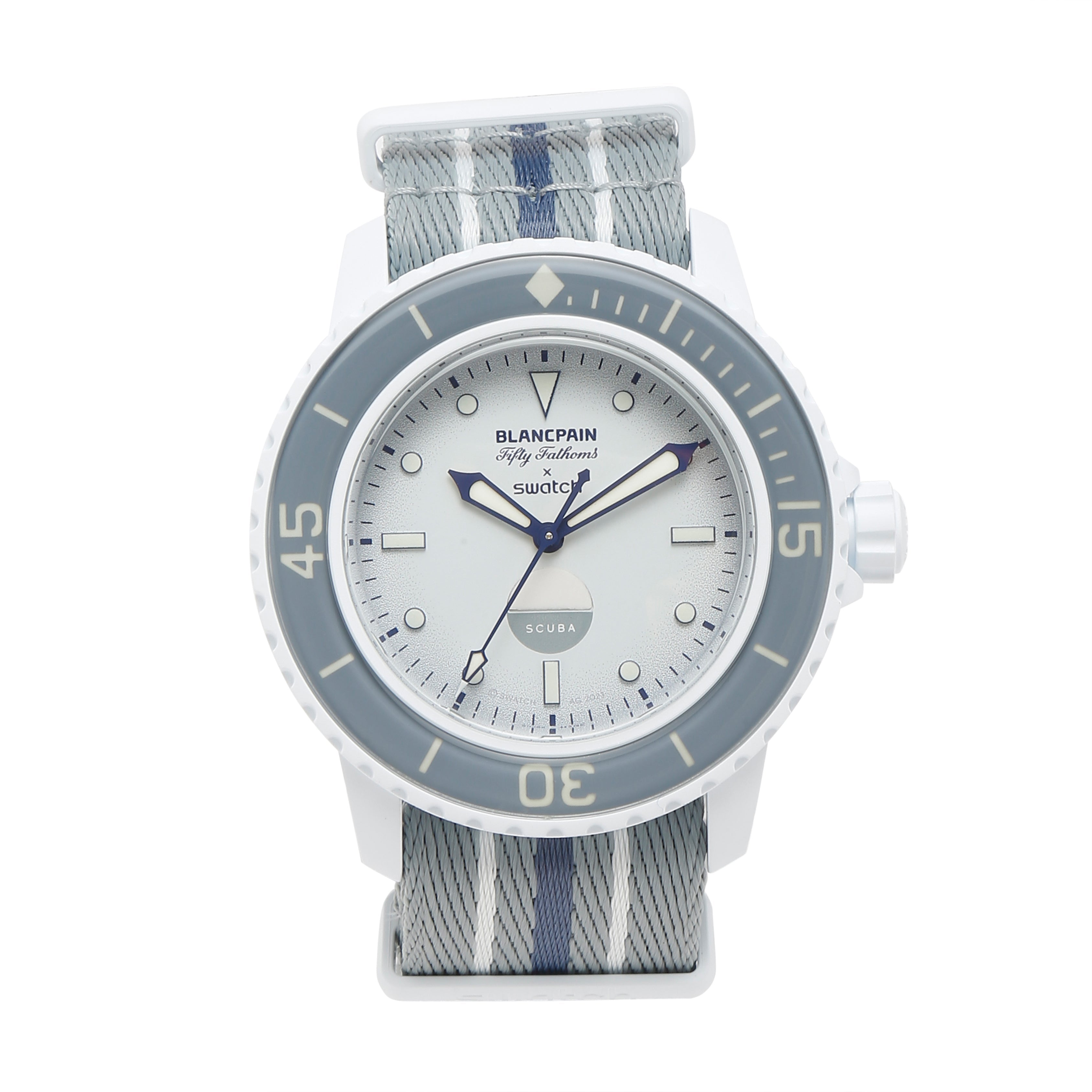Swatch x Blancpain Bioceramic Scuba Fifty Fathoms Antarctic Ocean