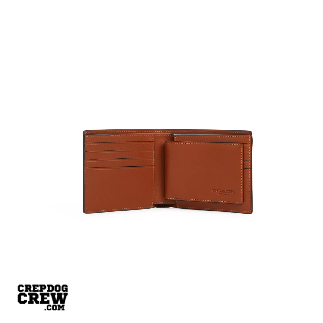 Coach 3-In-1 Wallet in smooth leather Tan