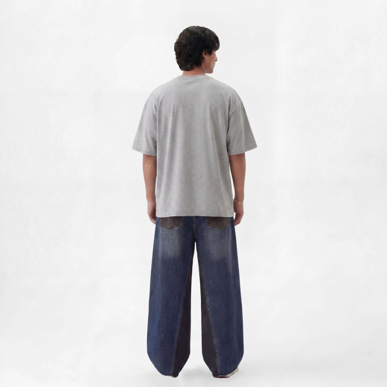 SPLIT PANEL DENIM