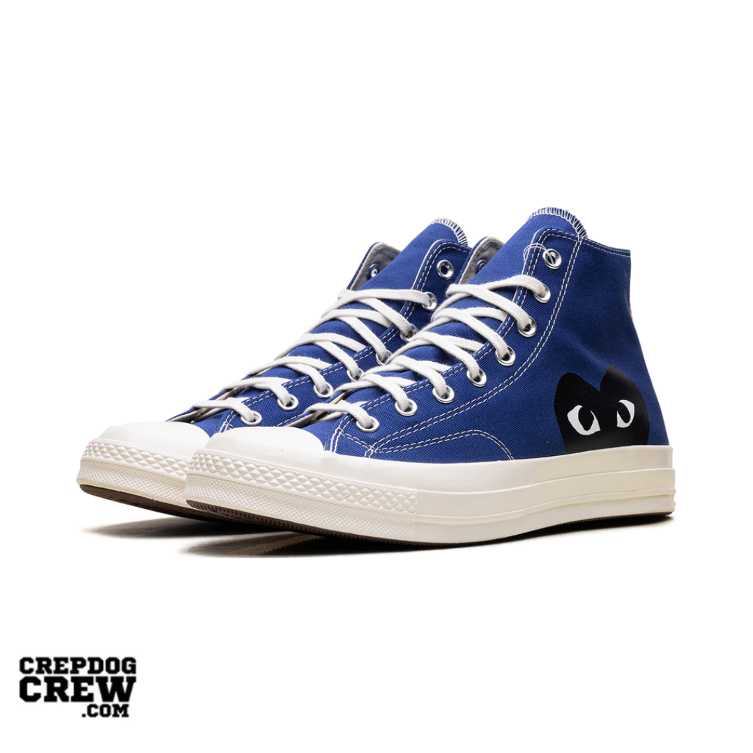 Converse Chuck Taylor All Star 70 Hi Comme des Garcons PLAY Blue Quartz