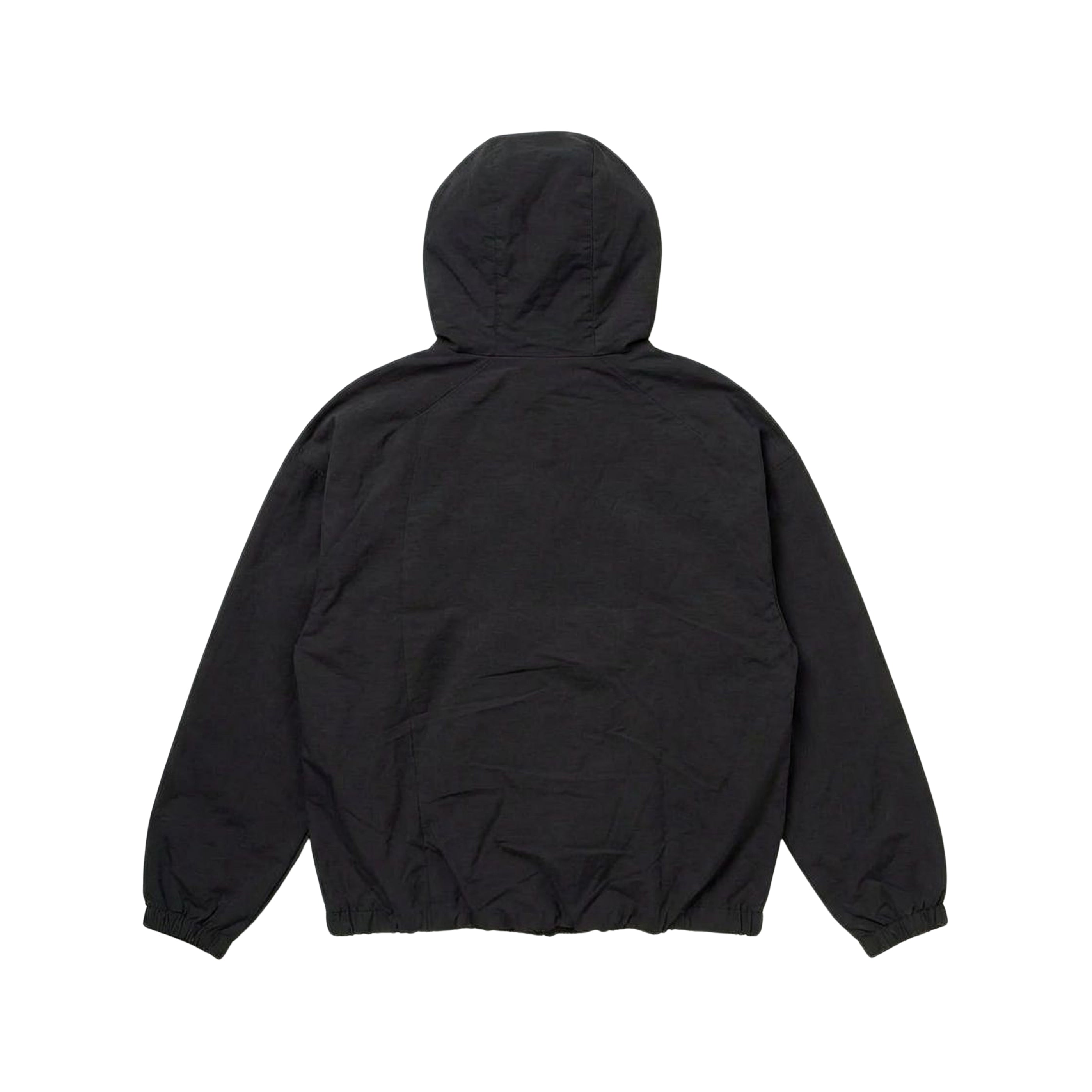 ASYMMETRIC SHELL JACKET- BLACK