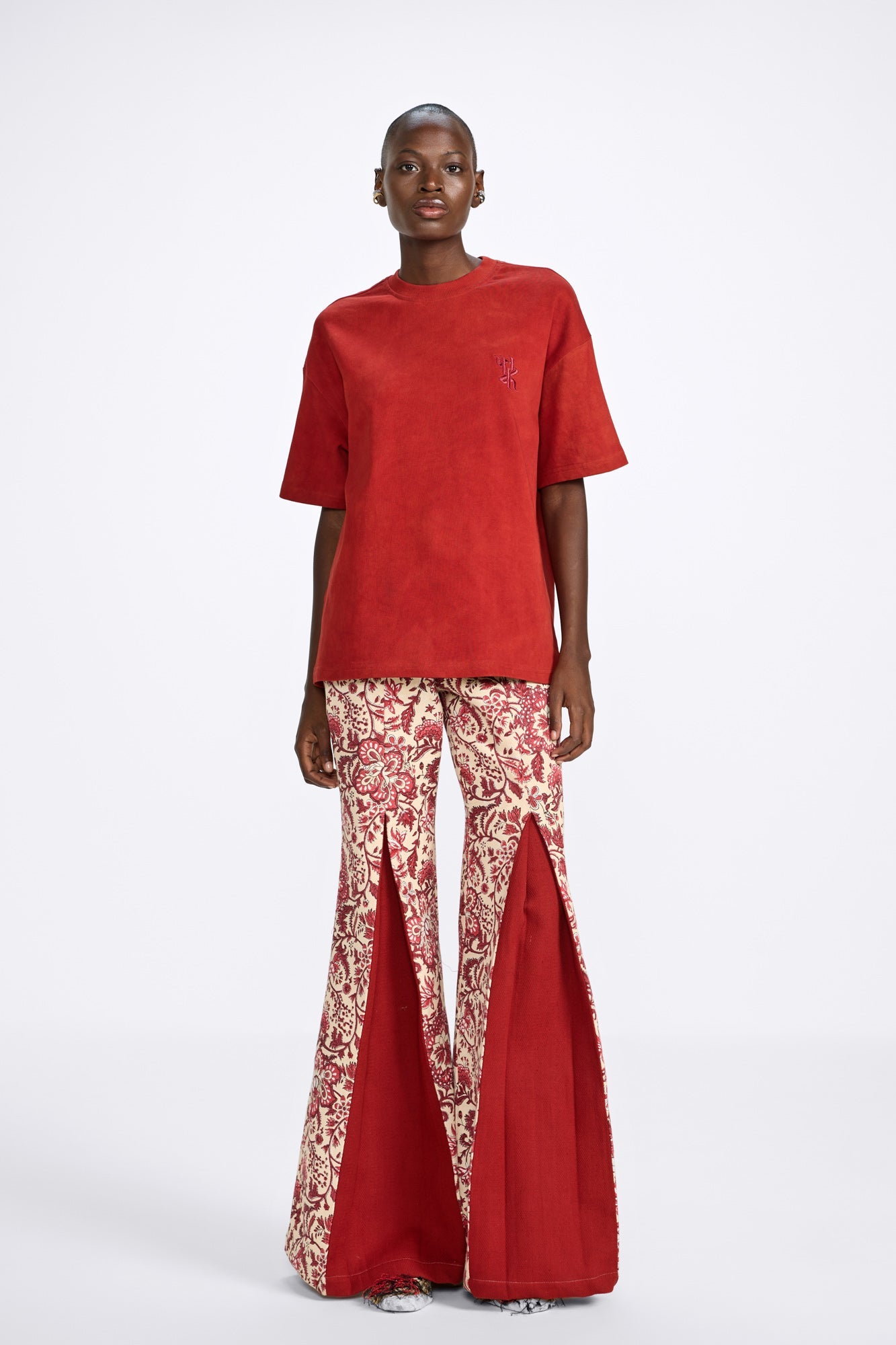 Basics Red Bagru T-shirt