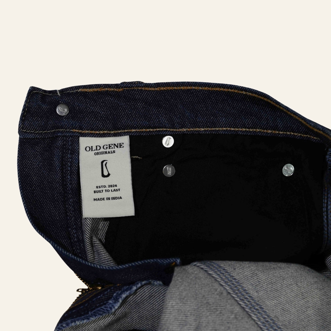 Men's Indigo Jeans - Gold Rush