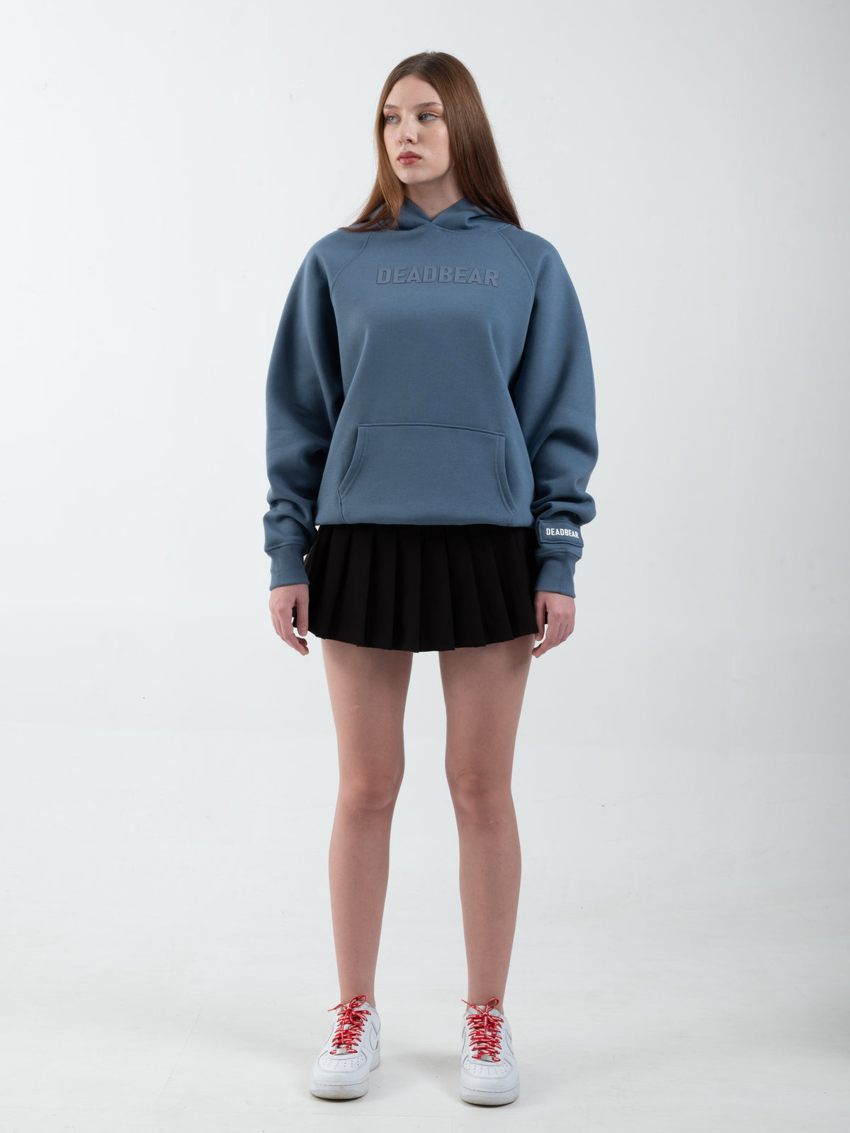 Basic Slate Blue Hoodie