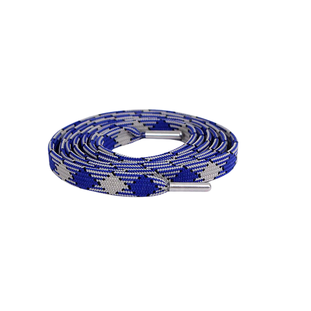 Moonshine Diesel Patterned Flat Laces | Best for Nike, Jordan & Hoka by KNOTTY
