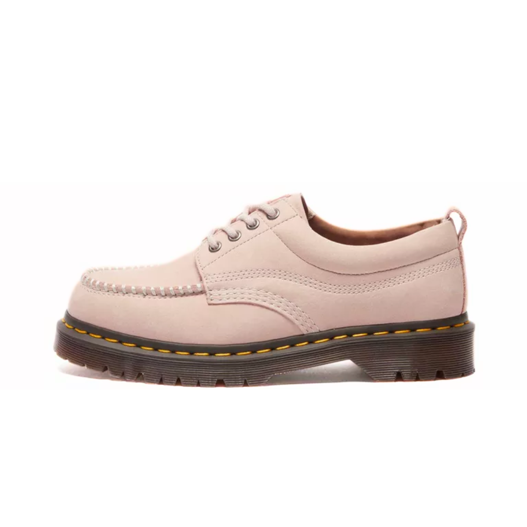 Dr. Martens Lowell Buttersoft Leather Moc Toe Shoes Powder Pink