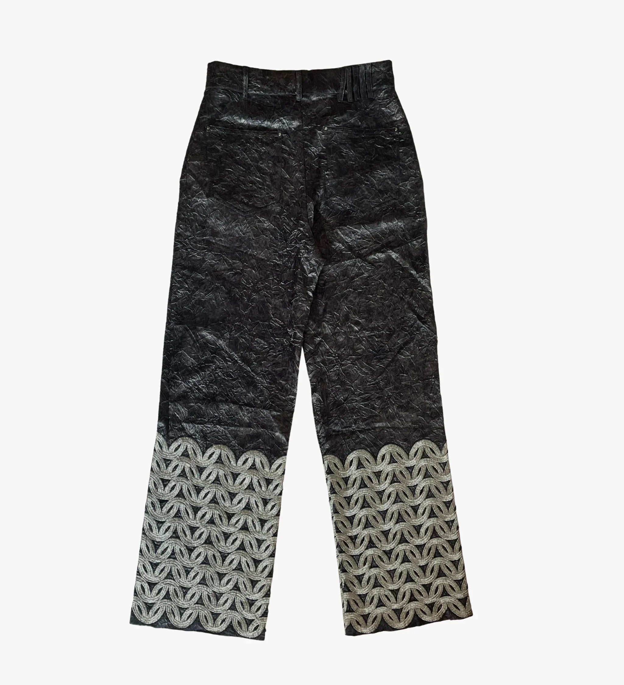 'Unbound' Embroidery Applique Pant