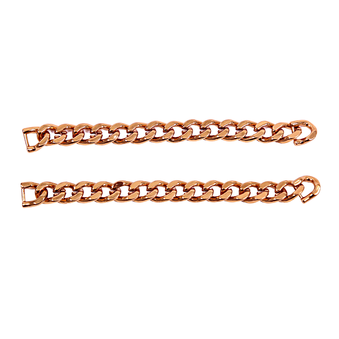 Gold Cuban Link Shoe Chains | Premium Sneaker Accessories – KNOTTY